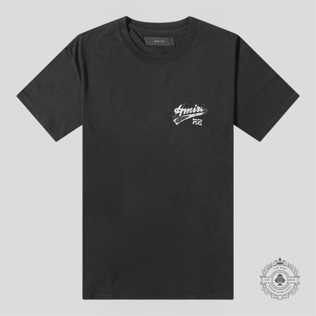 AMIRI 22 Jersey Tee in Black