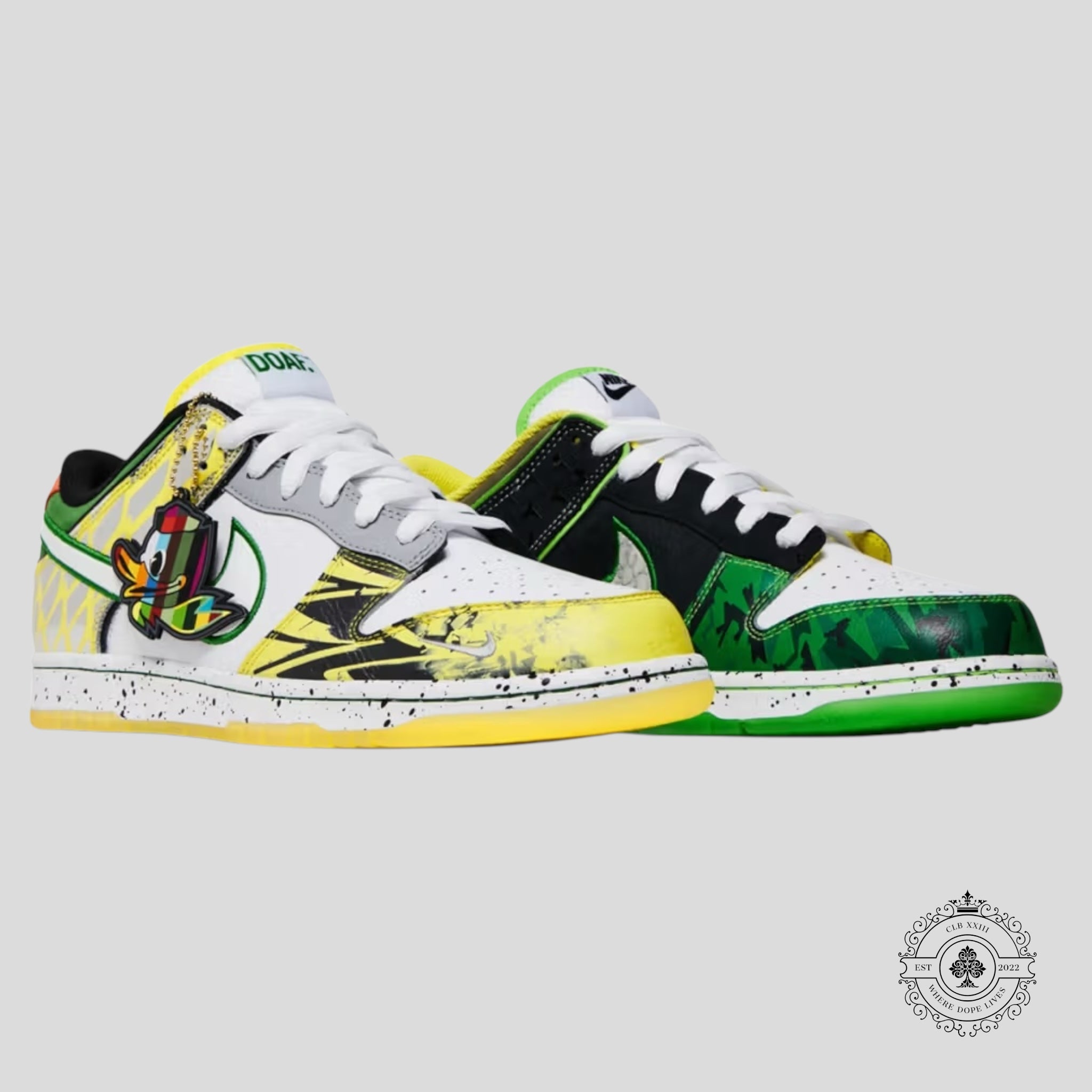 Nike Dunk Low What the Duck Away University of Oregon PE