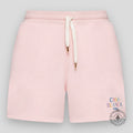 CasaBlanca Stacked Logo Embroidered Sweatshorts in Pink