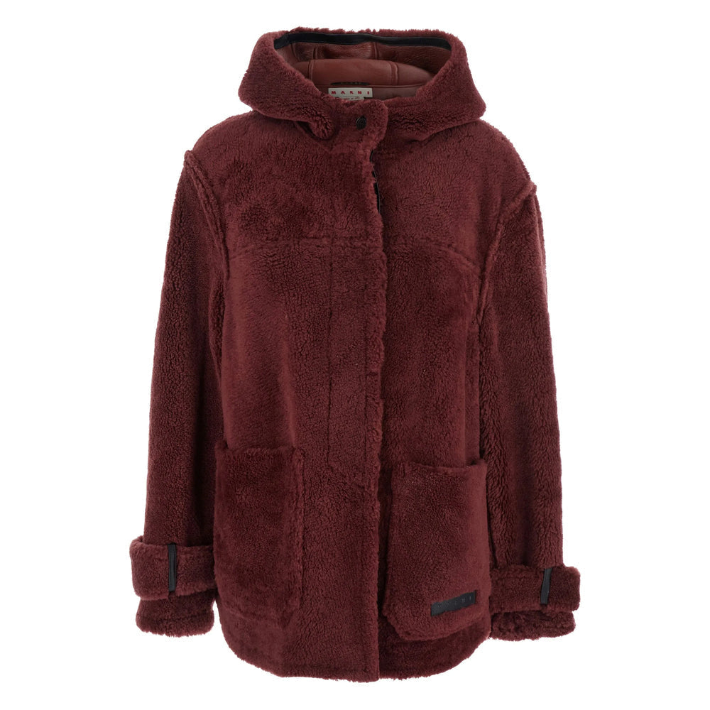 Marni Red Jackets - Faux Fur & Shearling Jackets Women