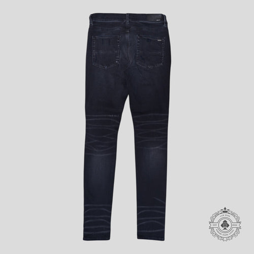 Amiri MX1 Bandana Patch Jeans in Aged Black