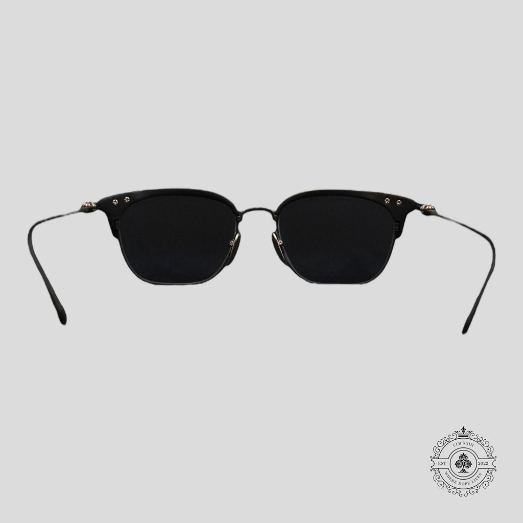 Chrome Hearts Sluntradiction Sunglasses in Matte Black/Silver